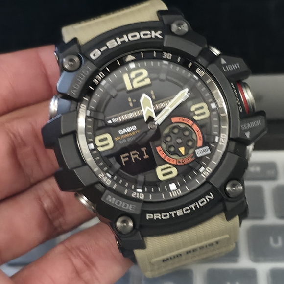 Casio G-Shock Mudmaster GG1000-1A5 Black and Tan Watch - Picture 1 of 5